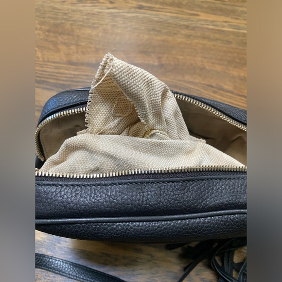 Gucci Soho Disco Leather Crossbody Shoulder Camera Bag - Picture 12 of 16